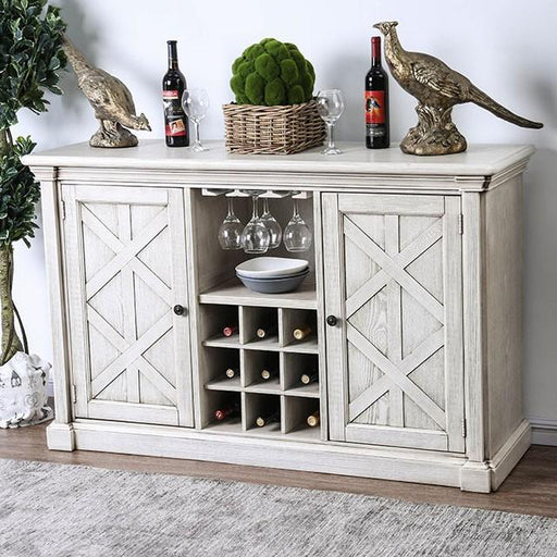 Georgia Antique White/Gray Server - Royal Furniture & Gifts (MI) - Multi Location