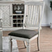 Georgia Antique White/Gray Side Chair (2/CTN) - Royal Furniture & Gifts (MI) - Multi Location