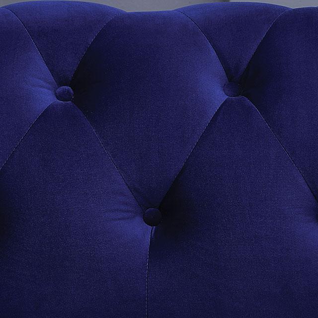 GIACOMO Loveseat, Blue - Royal Furniture & Gifts (MI) - Multi Location