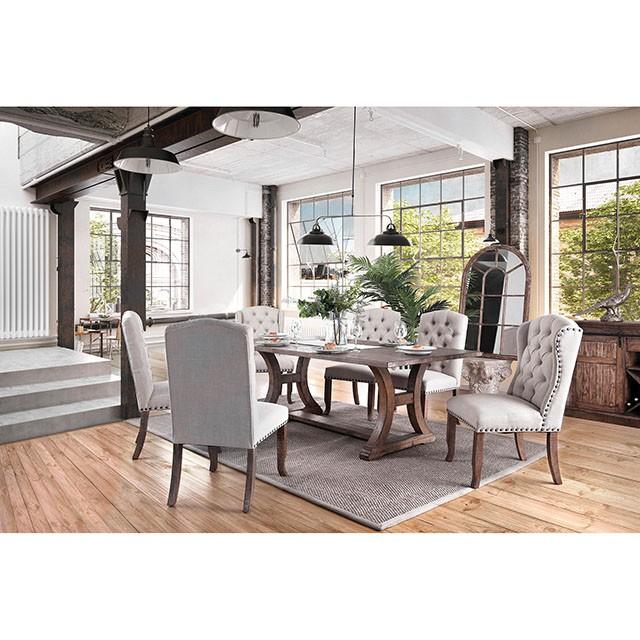 GIANNA Rustic Oak 77" Dining Table - Royal Furniture & Gifts (MI) - Multi Location