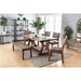 GIANNA Rustic Oak 77" Dining Table - Royal Furniture & Gifts (MI) - Multi Location