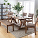 GIANNA Rustic Oak 77" Dining Table - Royal Furniture & Gifts (MI) - Multi Location