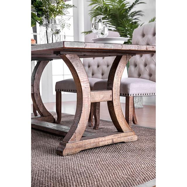 GIANNA Rustic Oak 77" Dining Table - Royal Furniture & Gifts (MI) - Multi Location