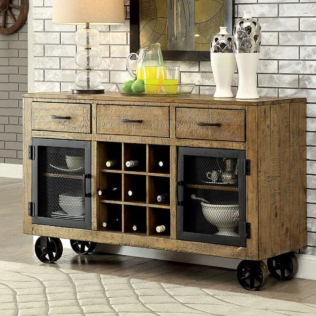 GIANNA Rustic Pine 96" Dining Table - Royal Furniture & Gifts (MI) - Multi Location
