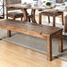 GIANNA Rustic Pine Wooden Bench - Royal Furniture & Gifts (MI) - Multi Location