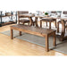 GIANNA Rustic Pine Wooden Bench - Royal Furniture & Gifts (MI) - Multi Location