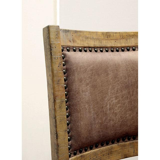 GIANNA Rustic Pine/Brown Side Chair (2/CTN) - Royal Furniture & Gifts (MI) - Multi Location