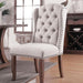 Gianna Rustic Pine/Ivory Wingback Chair (2/CTN) - Royal Furniture & Gifts (MI) - Multi Location