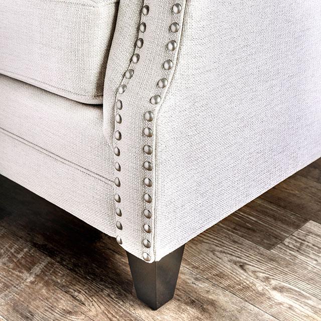 Giovanni Beige/Blue Love Seat - Royal Furniture & Gifts (MI) - Multi Location