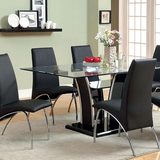 Glenview Black Dining Table - Royal Furniture & Gifts (MI) - Multi Location