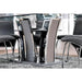 Glenview I Gray/Chrome Dining Table - Royal Furniture & Gifts (MI) - Multi Location