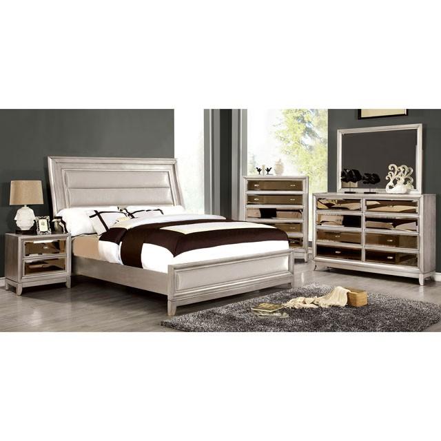 Golva Bed Beige & Black - Royal Furniture & Gifts (MI) - Multi Location