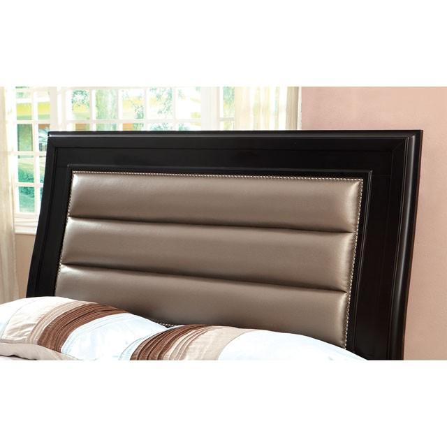 Golva Bed Beige & Black - Royal Furniture & Gifts (MI) - Multi Location