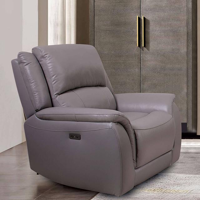 GORGIUS Power Recliner, Light Gray - Royal Furniture & Gifts (MI) - Multi Location