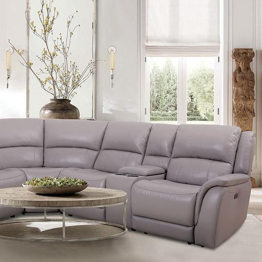 GORGIUS Power Sectional, Light Gray - Royal Furniture & Gifts (MI) - Multi Location