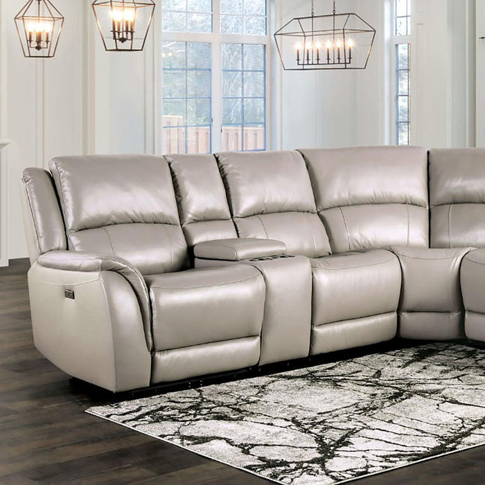 GORGIUS Power Sectional, Light Gray - Royal Furniture & Gifts (MI) - Multi Location