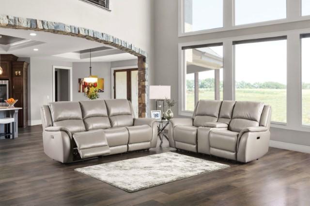 GORGIUS Power Loveseat, Light Gray - Royal Furniture & Gifts (MI) - Multi Location