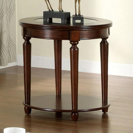 Granvia Dark Cherry End Table - Royal Furniture & Gifts (MI) - Multi Location