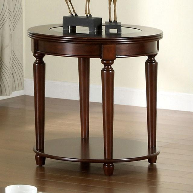 Granvia Dark Cherry End Table - Royal Furniture & Gifts (MI) - Multi Location