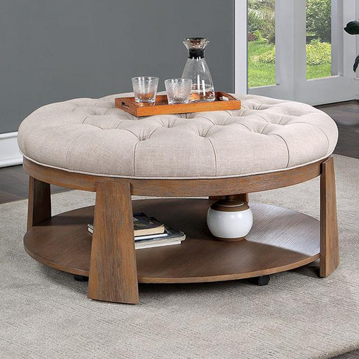 GUIS Round Coffee Table, Beige - Royal Furniture & Gifts (MI) - Multi Location