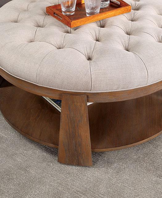 GUIS Round Coffee Table, Beige - Royal Furniture & Gifts (MI) - Multi Location