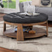 GUIS Round Coffee Table, Dark Gray - Royal Furniture & Gifts (MI) - Multi Location