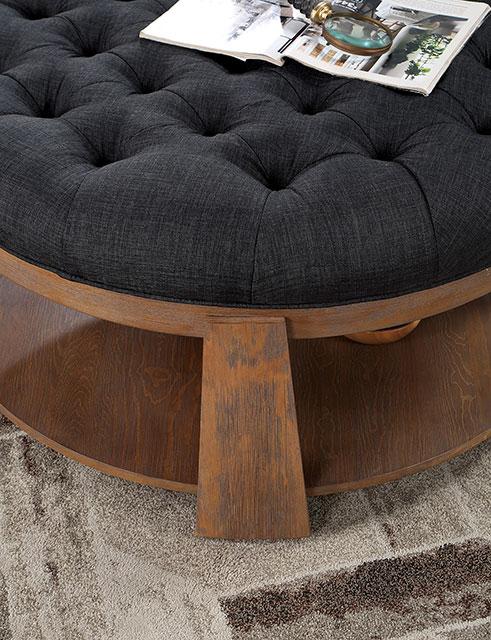 GUIS Round Coffee Table, Dark Gray - Royal Furniture & Gifts (MI) - Multi Location