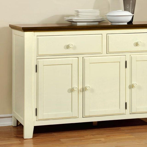 HARRISBURG Vintage White/Dark Oak Server - Royal Furniture & Gifts (MI) - Multi Location