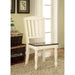 HARRISBURG Vintage White/Dark Oak Side Chair (2/CTN) - Royal Furniture & Gifts (MI) - Multi Location