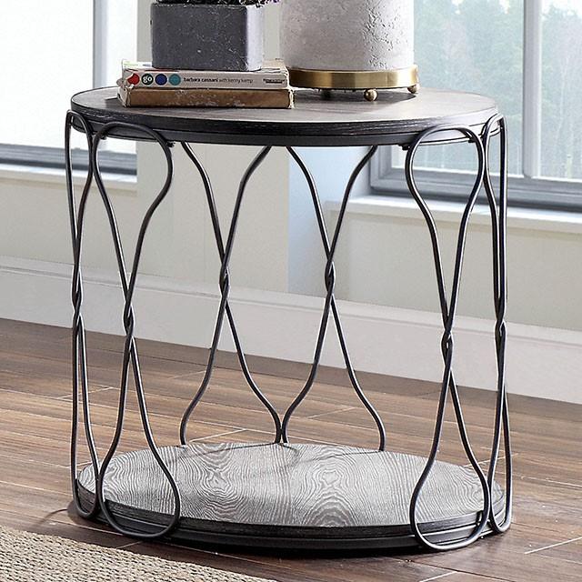 Hawdon Gray End Table - Royal Furniture & Gifts (MI) - Multi Location