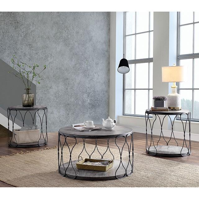 Hawdon Gray End Table - Royal Furniture & Gifts (MI) - Multi Location