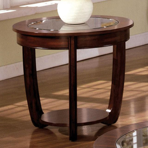 Crystal Falls Dark Cherry End Table - Royal Furniture & Gifts (MI) - Multi Location