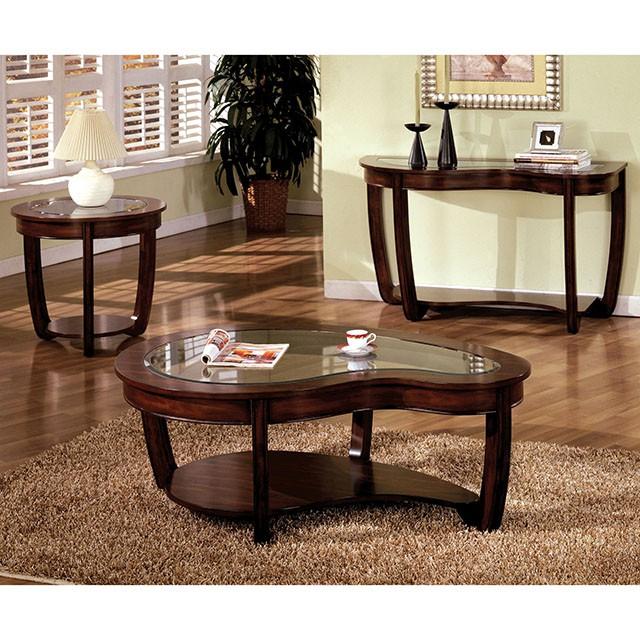 Crystal Falls Dark Cherry Sofa Table - Royal Furniture & Gifts (MI) - Multi Location