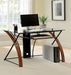 Baden Oak/Black Accent Desk - Royal Furniture & Gifts (MI) - Multi Location
