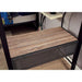 BALLARAT Silver Triple Twin Bunk Bed w/ Desk - Royal Furniture & Gifts (MI) - Multi Location