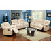 Barbado Ivory Sofa w/ 2 Recliners - Royal Furniture & Gifts (MI) - Multi Location