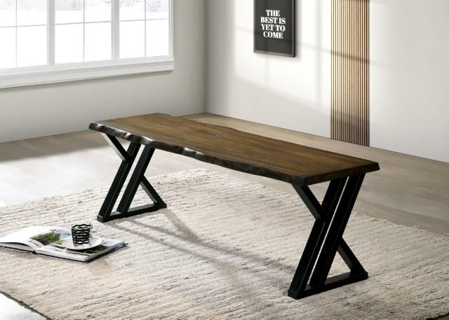 BARBARY Bench, Black/Dark Oak - Royal Furniture & Gifts (MI) - Multi Location