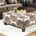 Bonaventura Brown Ottoman - Royal Furniture & Gifts (MI) - Multi Location