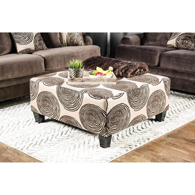 Bonaventura Brown Ottoman - Royal Furniture & Gifts (MI) - Multi Location