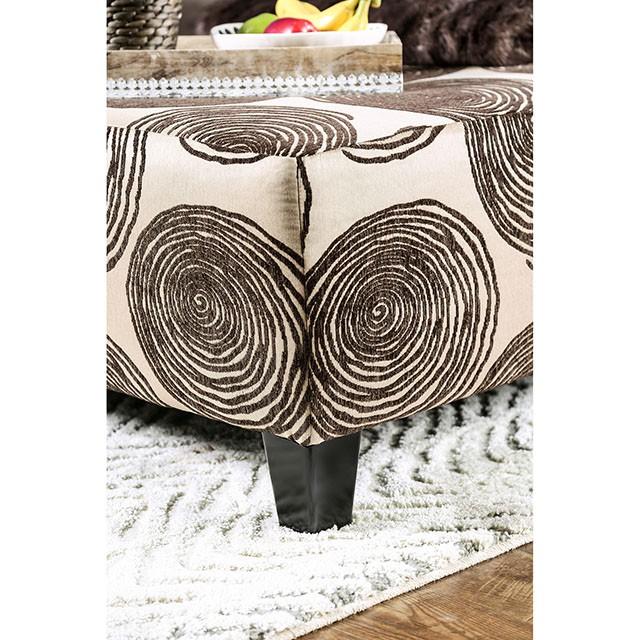 Bonaventura Brown Ottoman - Royal Furniture & Gifts (MI) - Multi Location