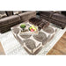 Bonaventura Brown Ottoman - Royal Furniture & Gifts (MI) - Multi Location