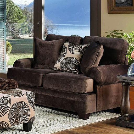 Bonaventura Brown Love Seat - Royal Furniture & Gifts (MI) - Multi Location