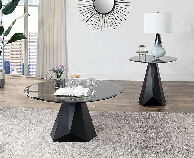 BISHOP Coffee Table, Black/Gray - Royal Furniture & Gifts (MI) - Multi Location