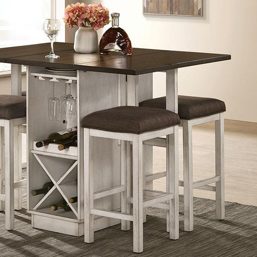 BINGHAM Counter Ht. Table w/ 2 x 15" Leaves - Royal Furniture & Gifts (MI) - Multi Location