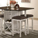 BINGHAM Counter Ht. Table w/ 2 x 15" Leaves - Royal Furniture & Gifts (MI) - Multi Location