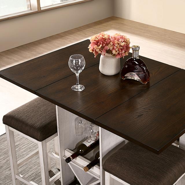 BINGHAM Counter Ht. Table w/ 2 x 15" Leaves - Royal Furniture & Gifts (MI) - Multi Location