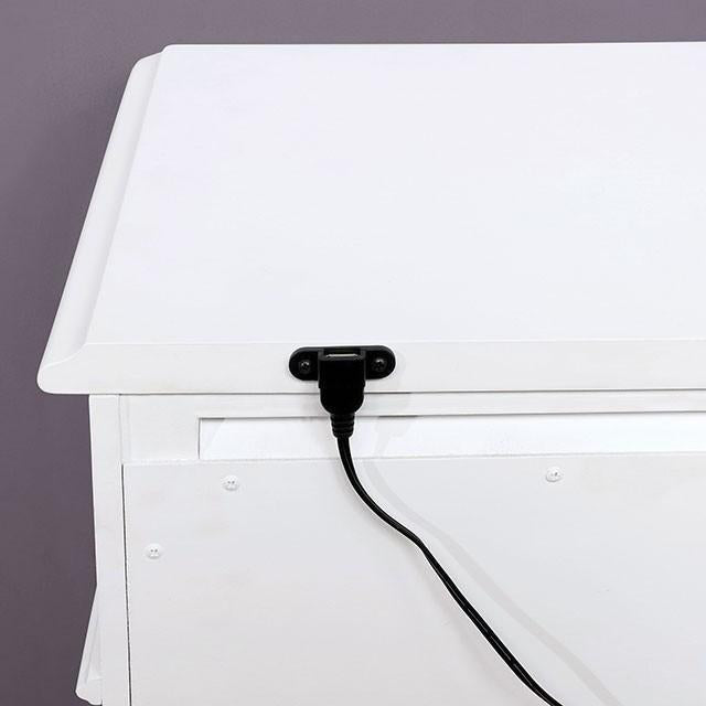 BELVA Night Stand w/ USB Outlet - Royal Furniture & Gifts (MI) - Multi Location
