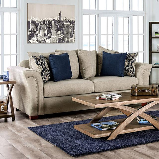 BELSIZE Sofa, Beige/Navy - Royal Furniture & Gifts (MI) - Multi Location