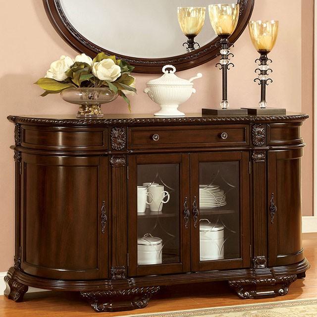 Bellagio Brown Cherry Server - Royal Furniture & Gifts (MI) - Multi Location