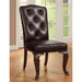 Bellagio Brown Cherry/Pattern Leatherette Side Chair (2/CTN) - Royal Furniture & Gifts (MI) - Multi Location